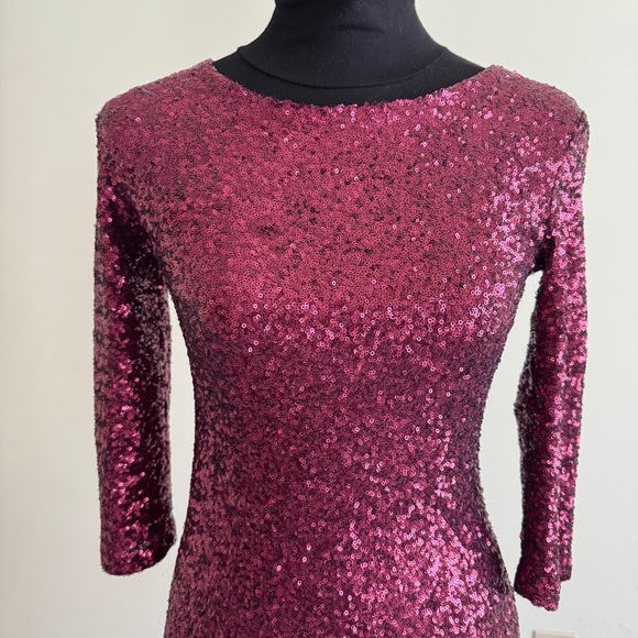 Vintage TFNC London Sequin fitted Dress – Size Small, prom homecoming - Picture 3 of 3